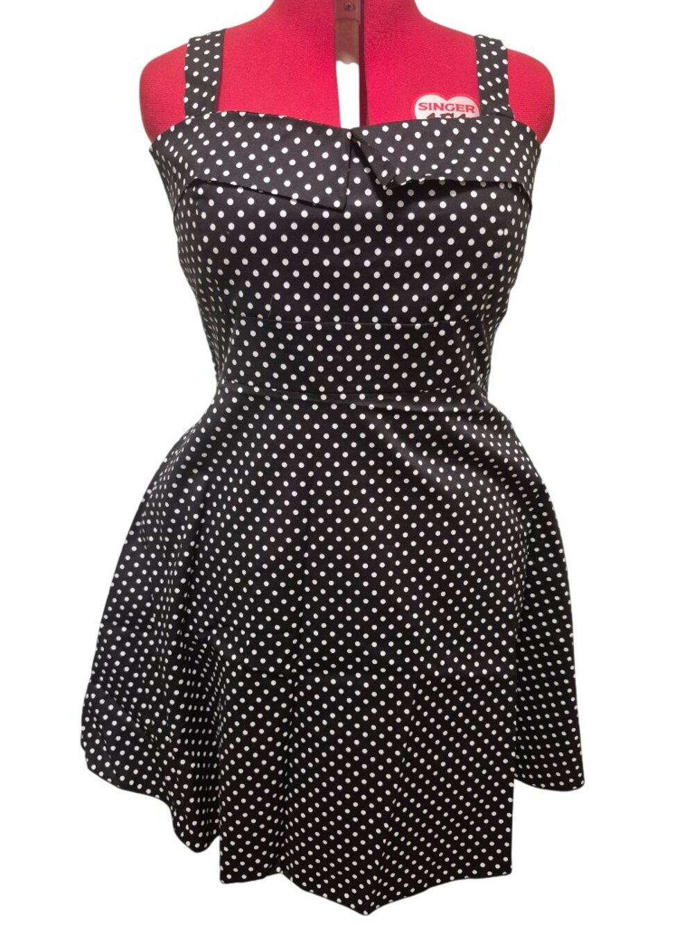 Retro Polka Dot Summer Dress